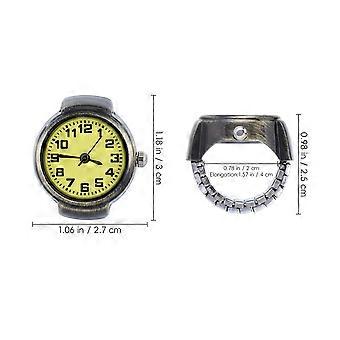 Retro Finger Watch Vintage Jewelry Ring Watch for Decoration Assorted Color