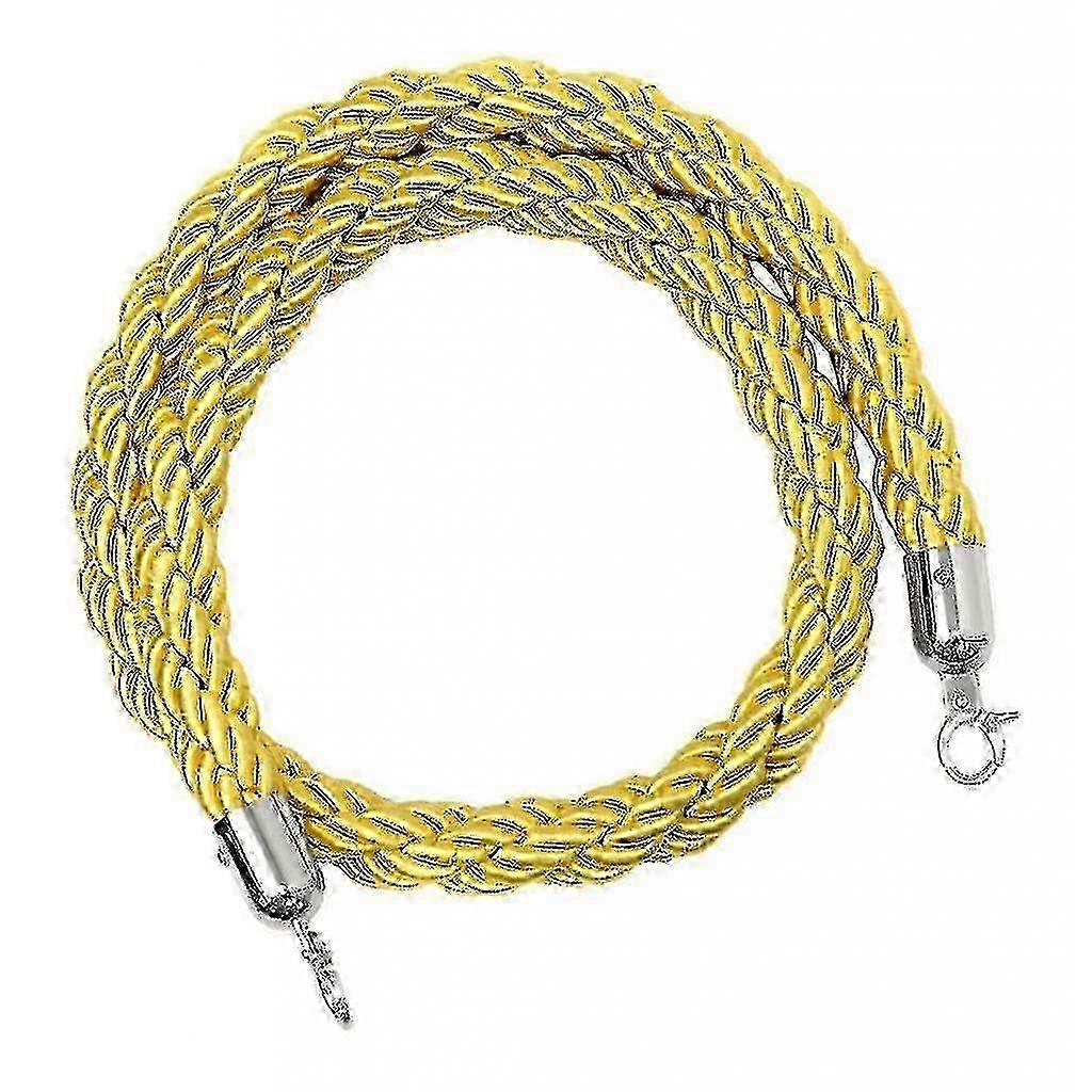 Barrier Rope Crowd Control Stanchion Queue Twisted Rope With Hooks