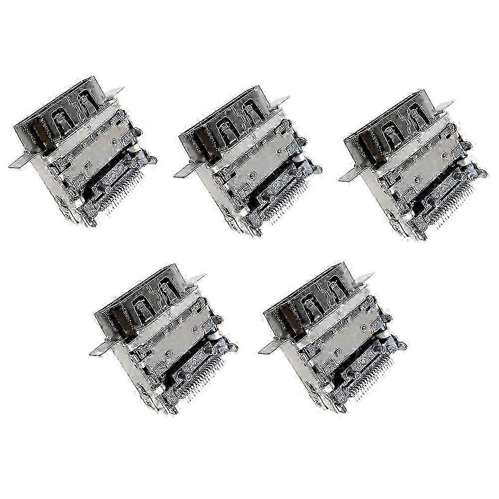 5Pcs HDMI-Compatible Port Replacement compatible withXBOX Series S Console Socket Interface Connector 26-27