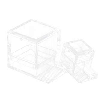 Acrylic Ant Feeding Containers for Water Supply 4Pcs Transparent Boxes