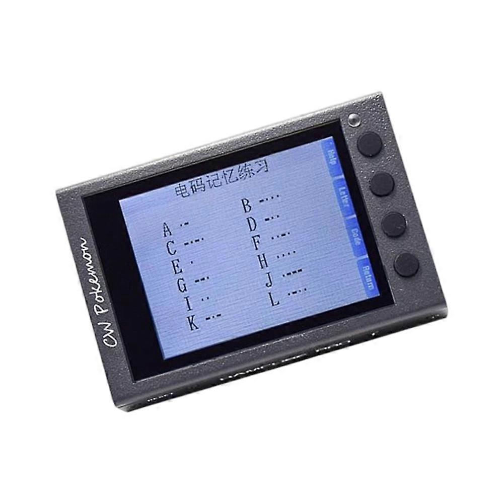HamGeek HAMCUBE PRO HAM CW Trainer Morse Code Trainer with 2.8" Screen Portable Practice Tool