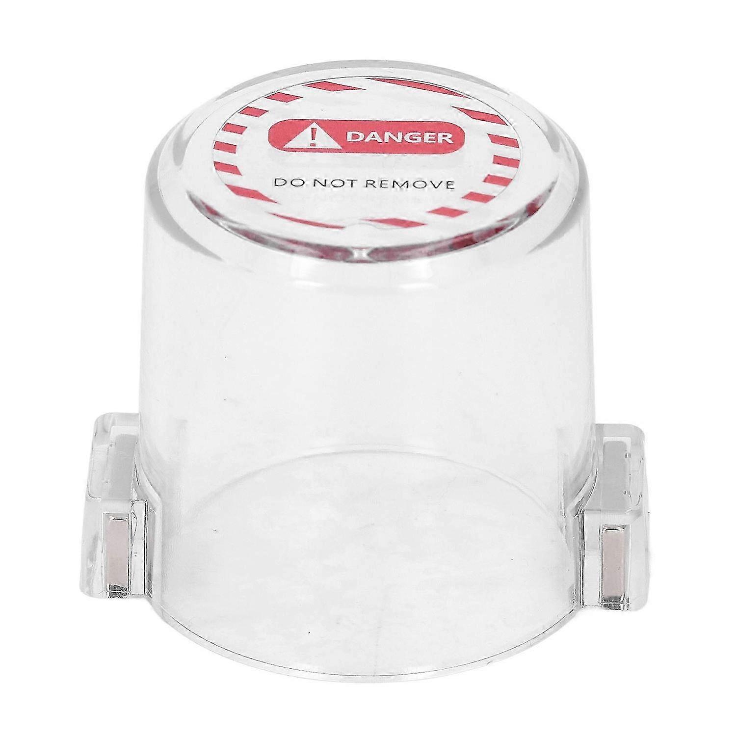 Magnetic Emergency Stop Switch Cover Transparent Round Push Button Lockout Protector for Device Lock