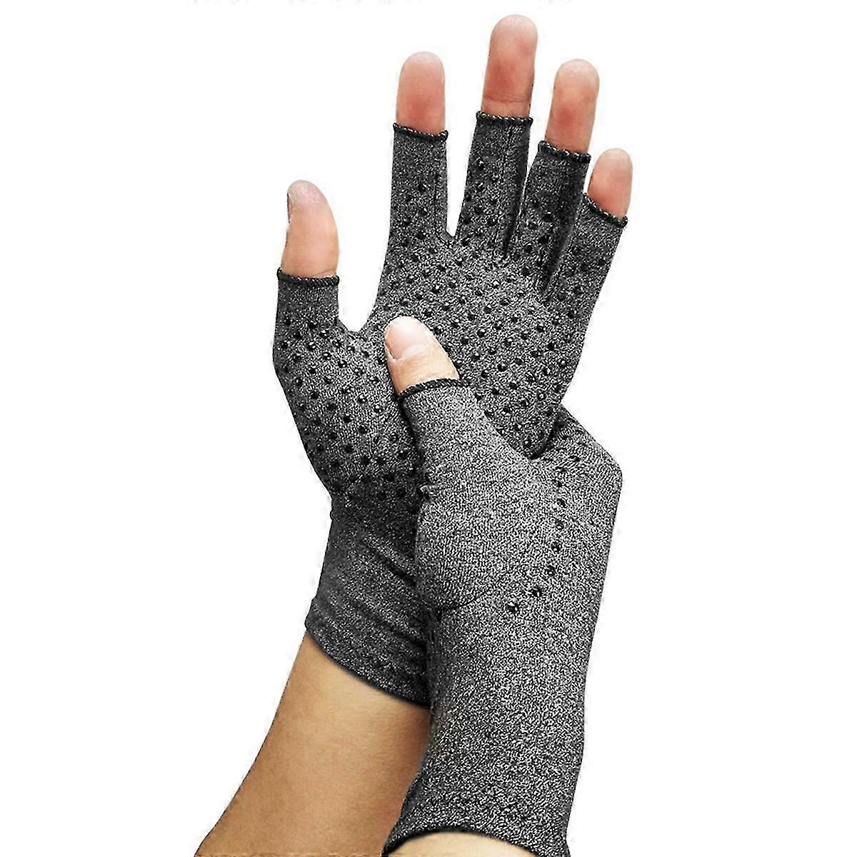 Medical-Grade Compression Fingerless Gloves