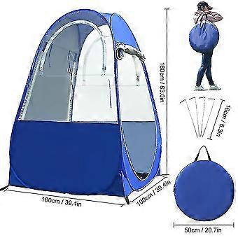 Single Automatic Instant Outdoor Fishing Tent UV Protection Rain Shading Dual Side Openings