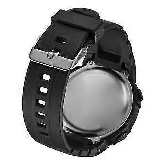 Waterproof Electronic Watch Multifunction Sports Wristwatch 1Pcs Black