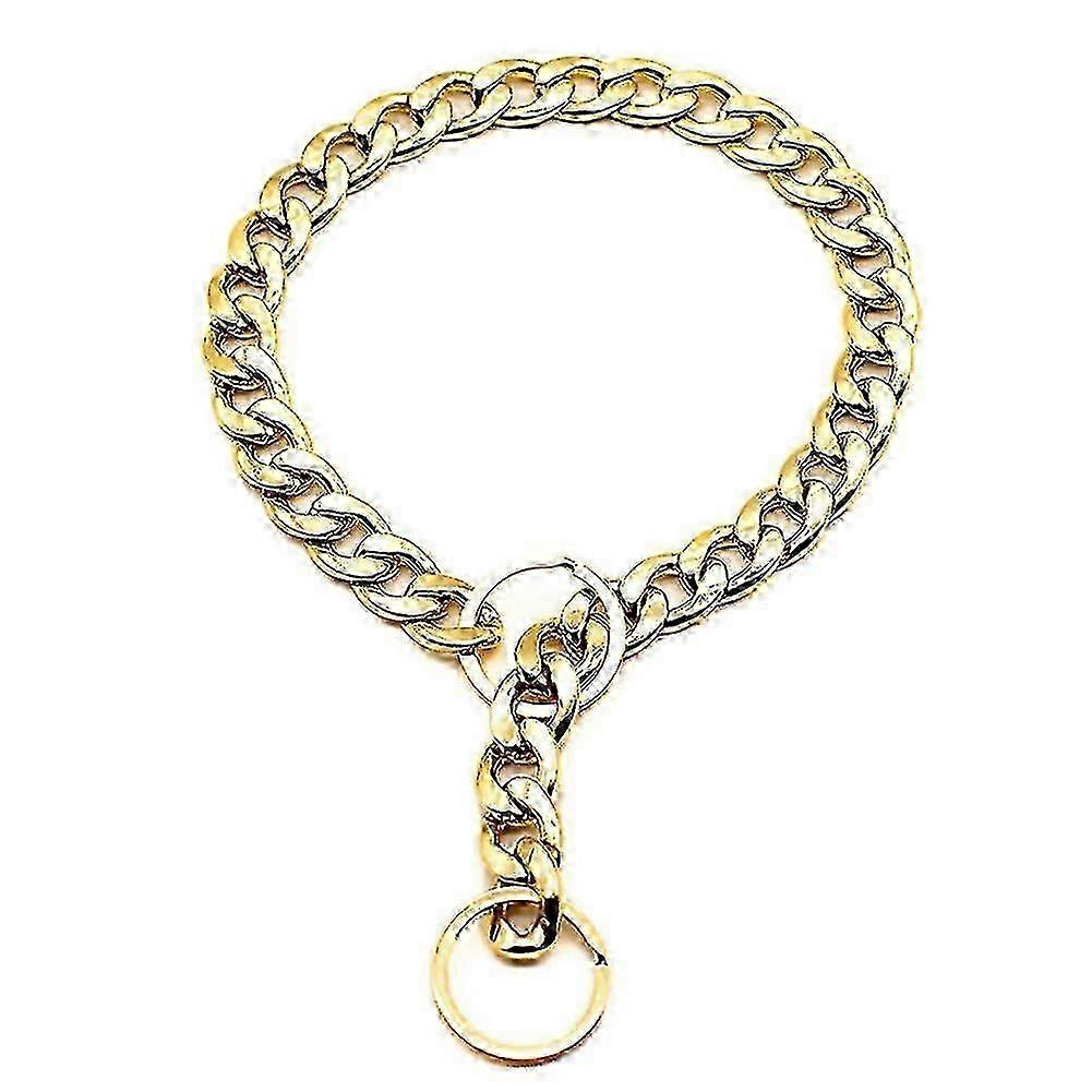 Adjustable Punk Gold Pet Collar