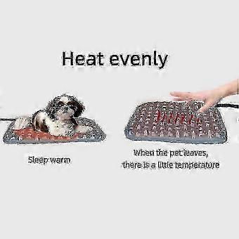 45x45cm Electric Pet Heating Pad Anti Bite Wire EU Plug Waterproof