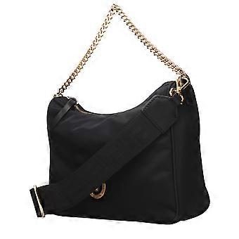 Versace Black Fabric Handbag