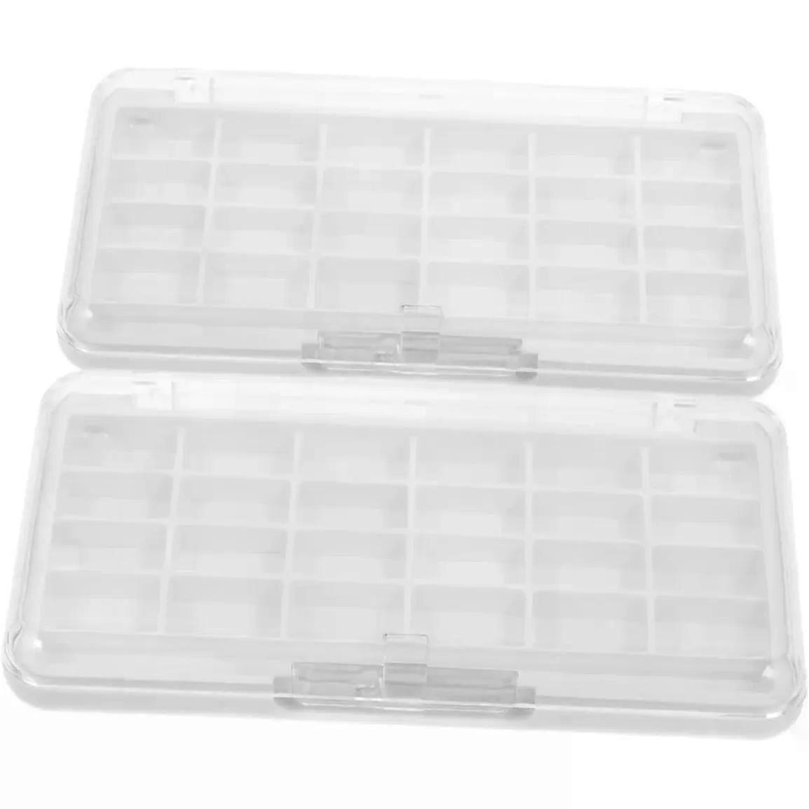 Makeup Palette for Lipstick, 24 Grid White Case