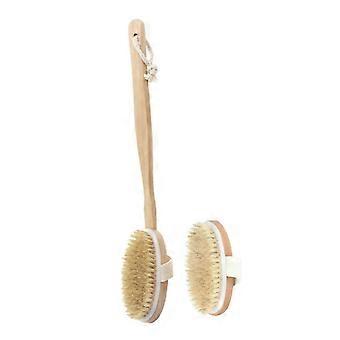Bath Back Scrubber And Shower Body Brush Set For Exfoliating Cleaning With Hanging Rope
