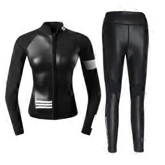 Women's Split Wetsuit, Rubber, Thickened, Thermal, Professional Diving Suit