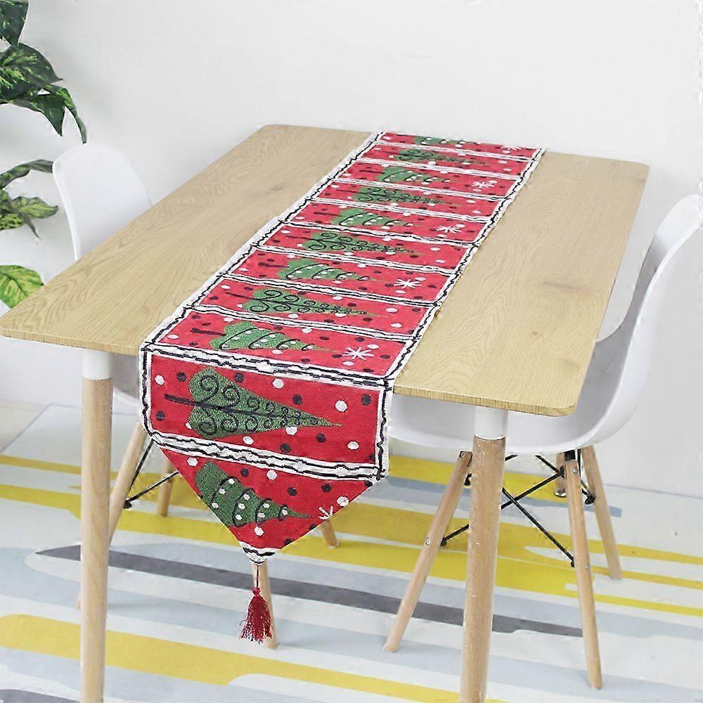 Linen Cotton Holiday Table Runner