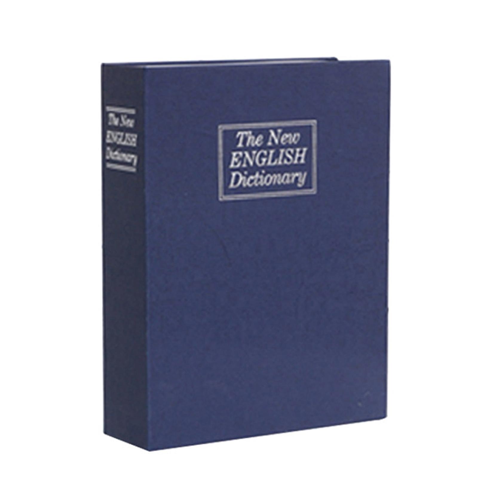 Dictionary Mini Safe Box Book Secret Security Safe Key Lock