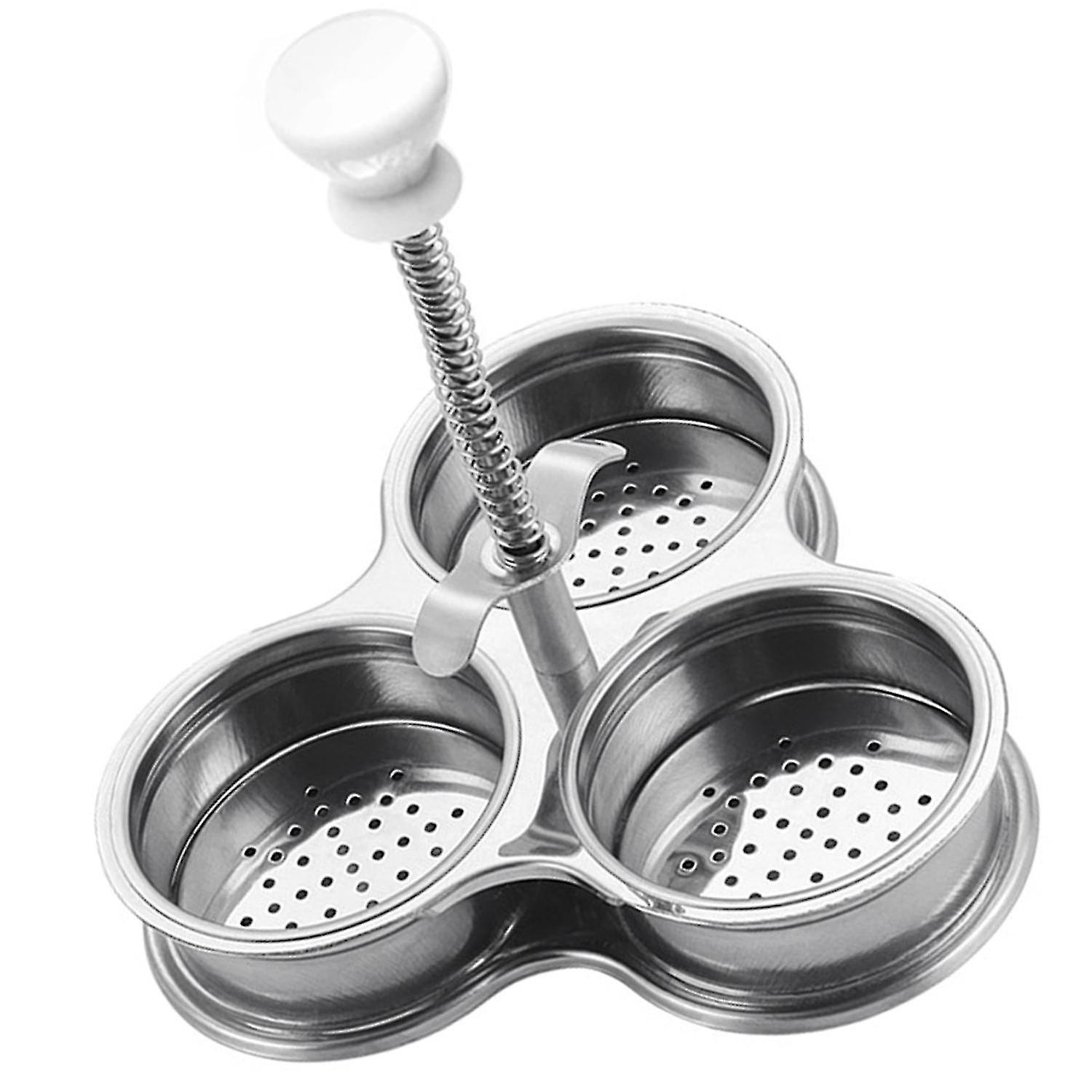Egg Boiler Stainless Steel Egg Cups Kitchen Gadget Easy To Use For Poached Eggs Brunch|