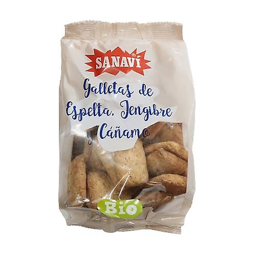 Organic spelt, ginger and hemp cookies 200 g