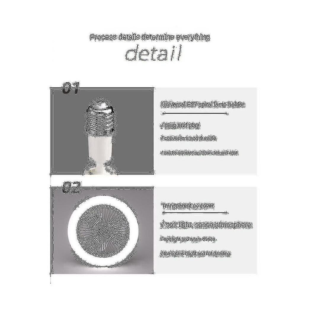 Ceiling Fan With Remote Control And Light 30w Led Lamp Fan Smart Silent Ceiling Fan E27 Converter B