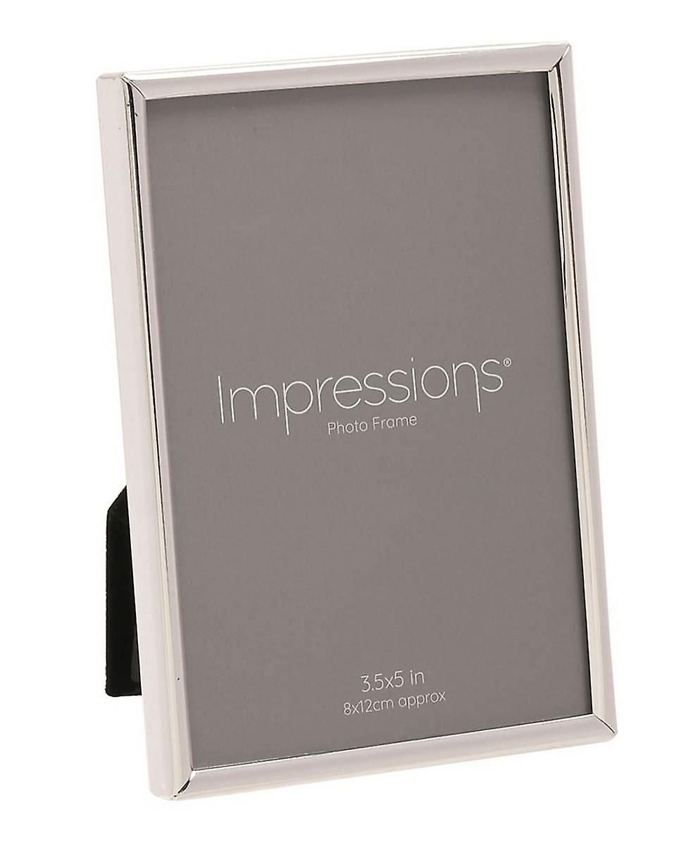 Juliana Silver Plated Oblong Thin Photo Frame 3.5 x 5 - Silver
