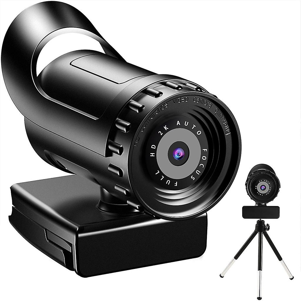 Webcam 2K 4K Computer Camera Built-in Microphone High Definition for Broadcast