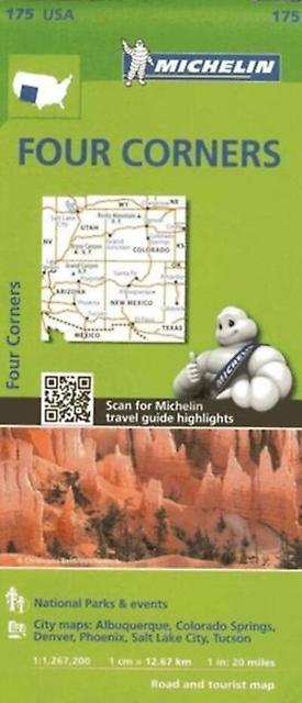 Southern Rockies  Zoom Map 175 by Michelin Sheet map folded Book