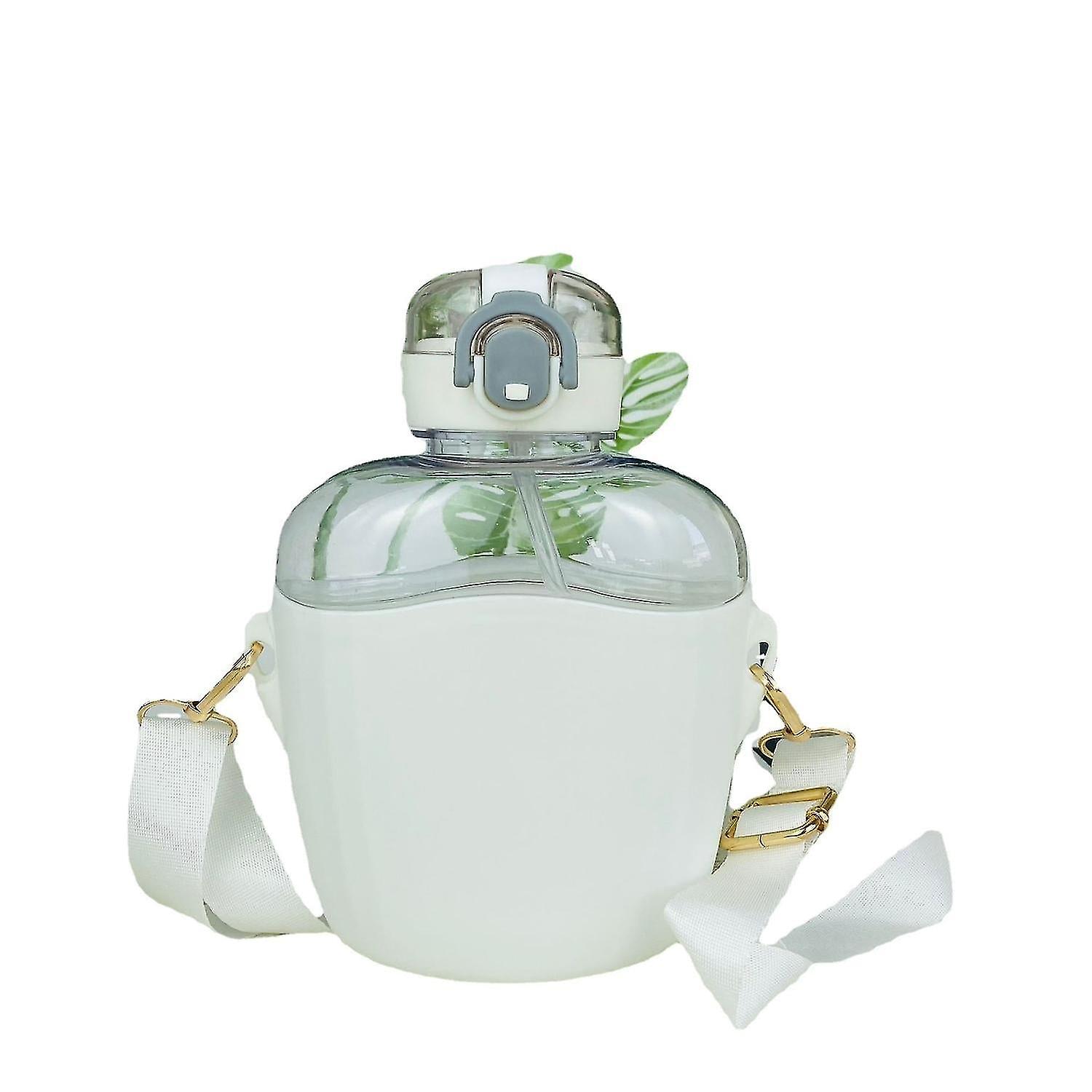 900Ml High-value Water Cup, Large-capacity Water Cup With Straw, Cute Children's Water Bottle