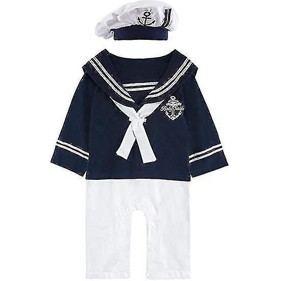 Pojat Sailor Asu Infant Romper Hatulla