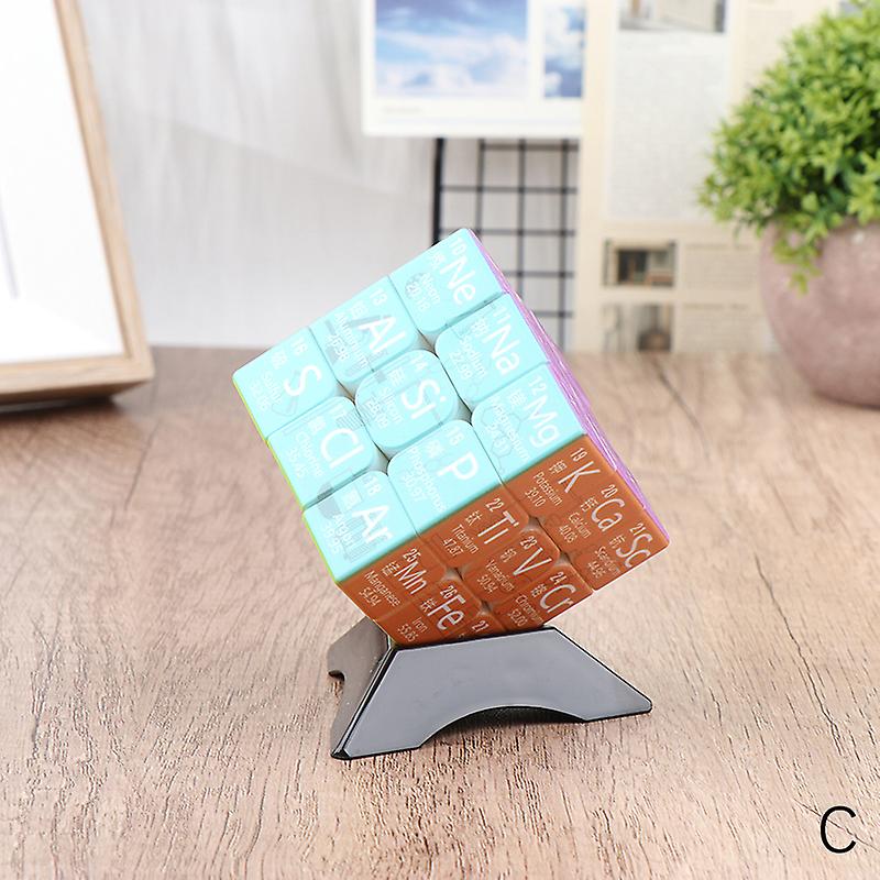 Acrylic Element Periodic Teaching Display Chemical Elements Wooden Light Base Acrylic Periodic Table Desk Display Home Decor