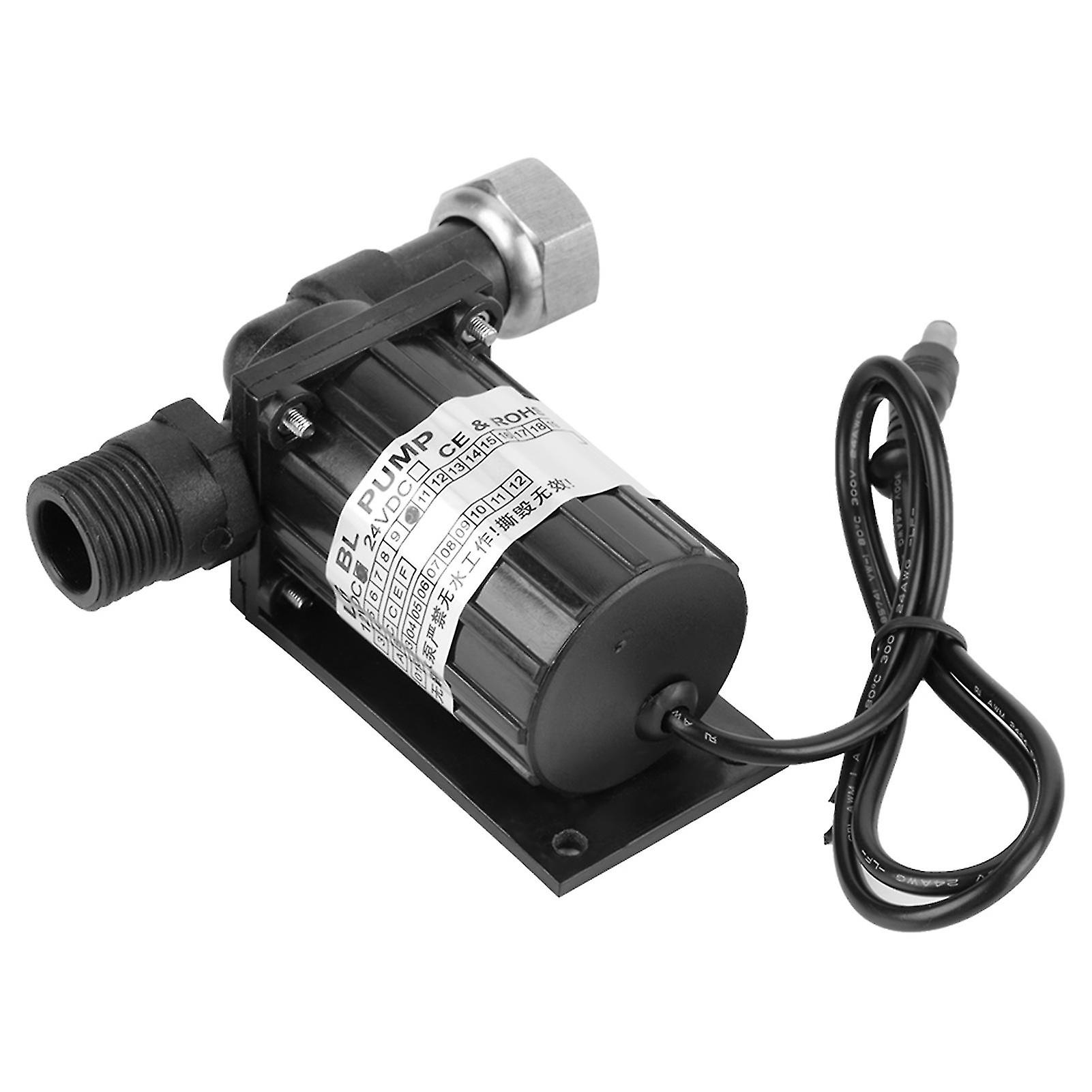 DC 12V 10W Black Low Noise Brushless Water Pump High Temperature Circulation