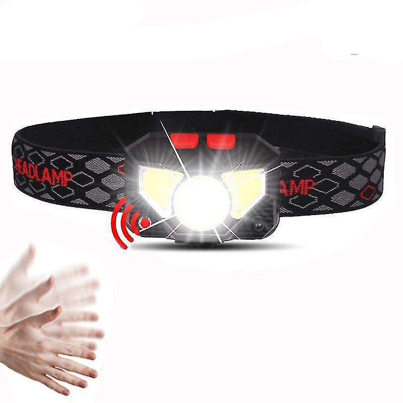 Flashlights Headlamps 6000lums Hands Free Led Headlamp Motion Sensor With Portable Box