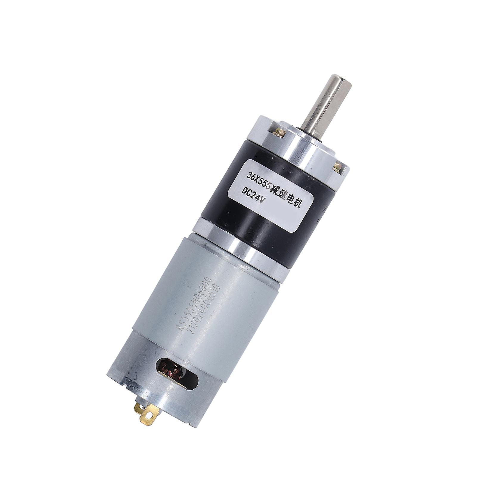 DC24V Self Locking Worm Gear Motor CW CCW High Torsion Speed Reduction Motor 700mA 36X555 60RPM 