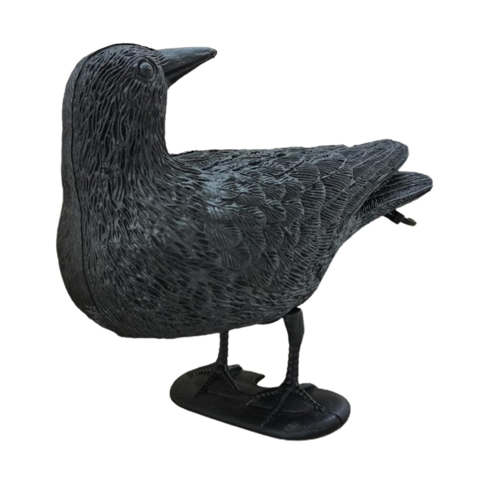 Krähe Köder Schädlingsbekämpfung Rabe Vogelscheuche Jagd Täuschung Film Requisite Statue