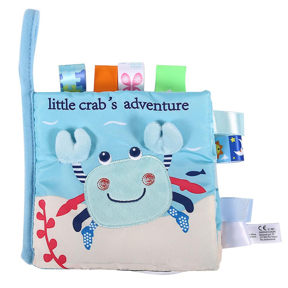 Baby Rattle Cloth Book Type A with Sound Paper, Mirror & Rattle Toy