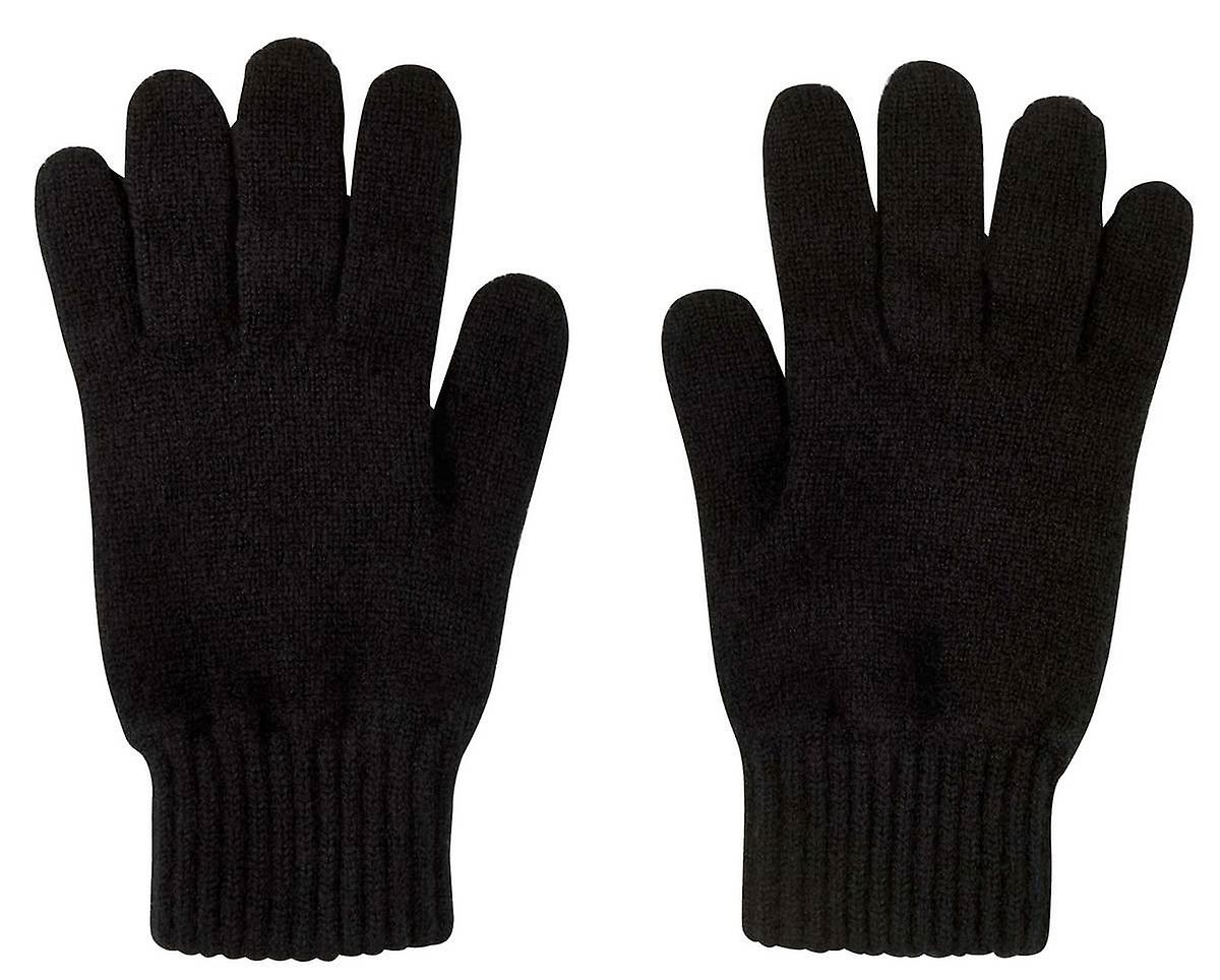 Johnstons of Elgin Jersey Gloves - Black