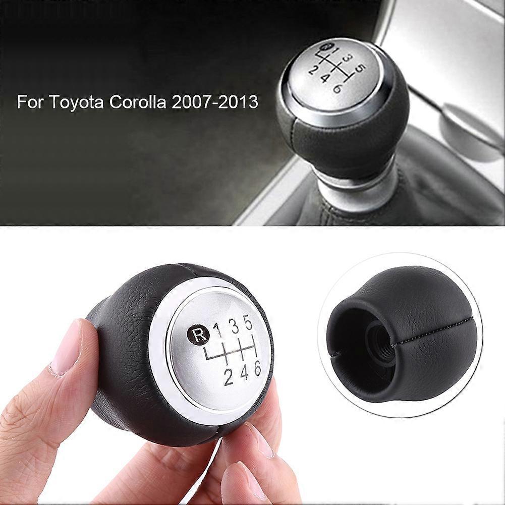 6 Speed Car Gear Shift Shifter Knob Head For Toyota Corolla 2007-2013