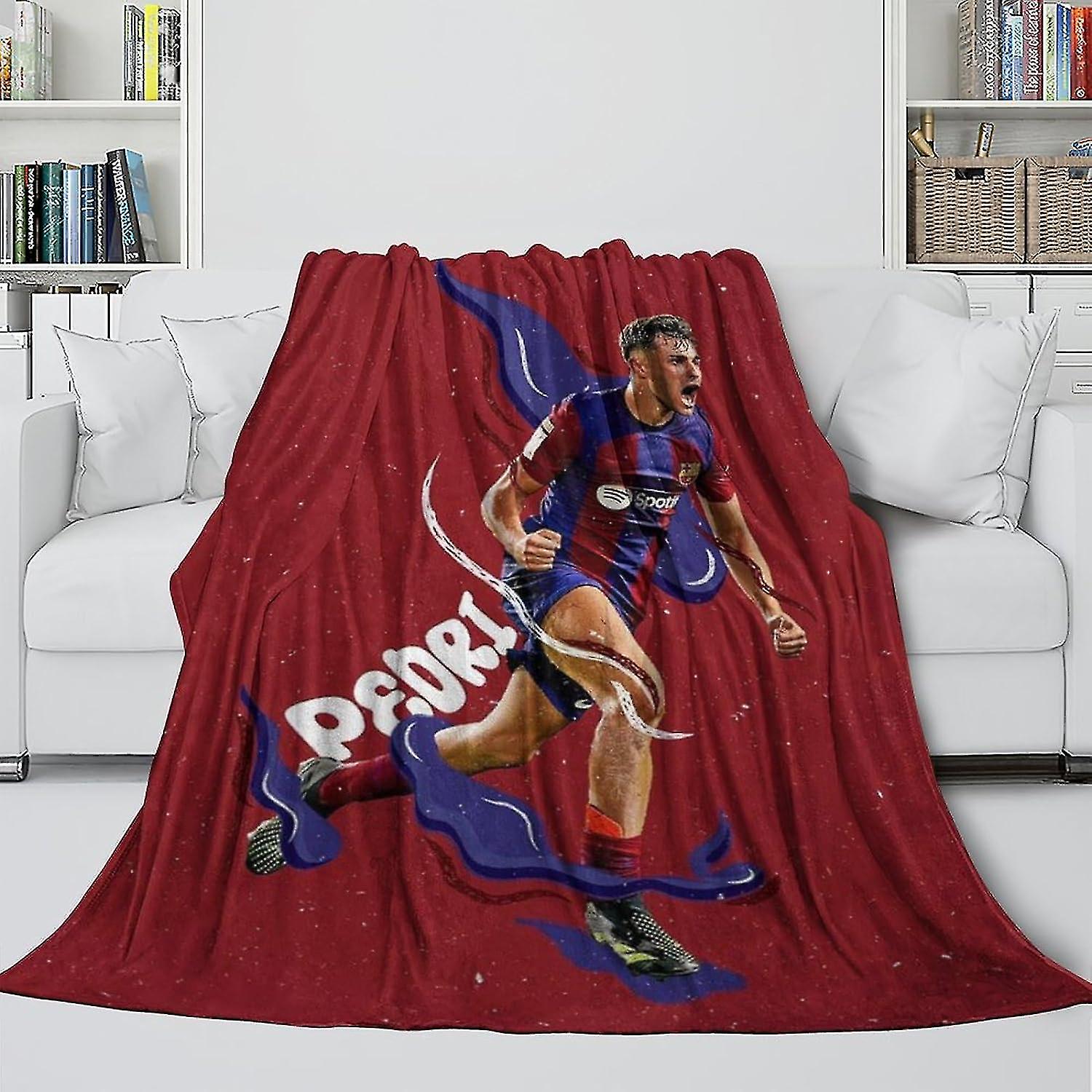 Pedri Flannel Blanket - Warm Throws For Sharing And Preserving Each Other's Temperature - Skin-friendly Blanket For Wrapping Something Warm And Blissf