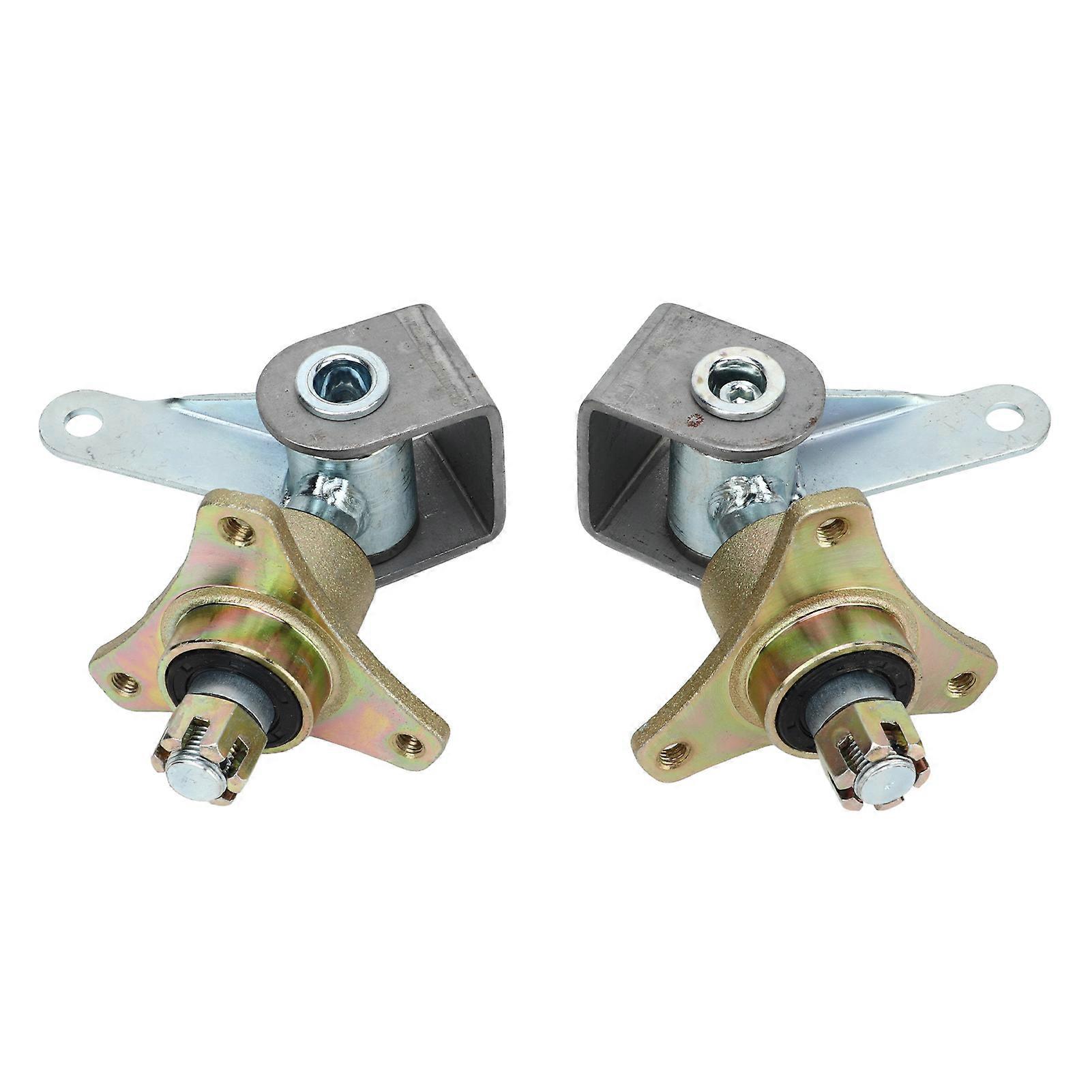 17mm 3 Stud Front Wheel Hubs Steel Alloy Steering Axle For 6" Tire Quad ATV Go Kart