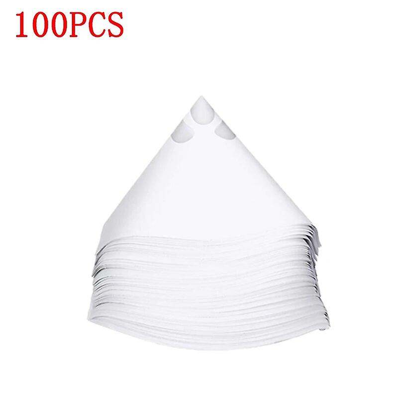 10/20/50Pcs Disposable Paint Filter Paper Purifying Straining Cup Funnel 100 Mesh Conical Paint Filte Mesh Nylon Micron Paper~23985