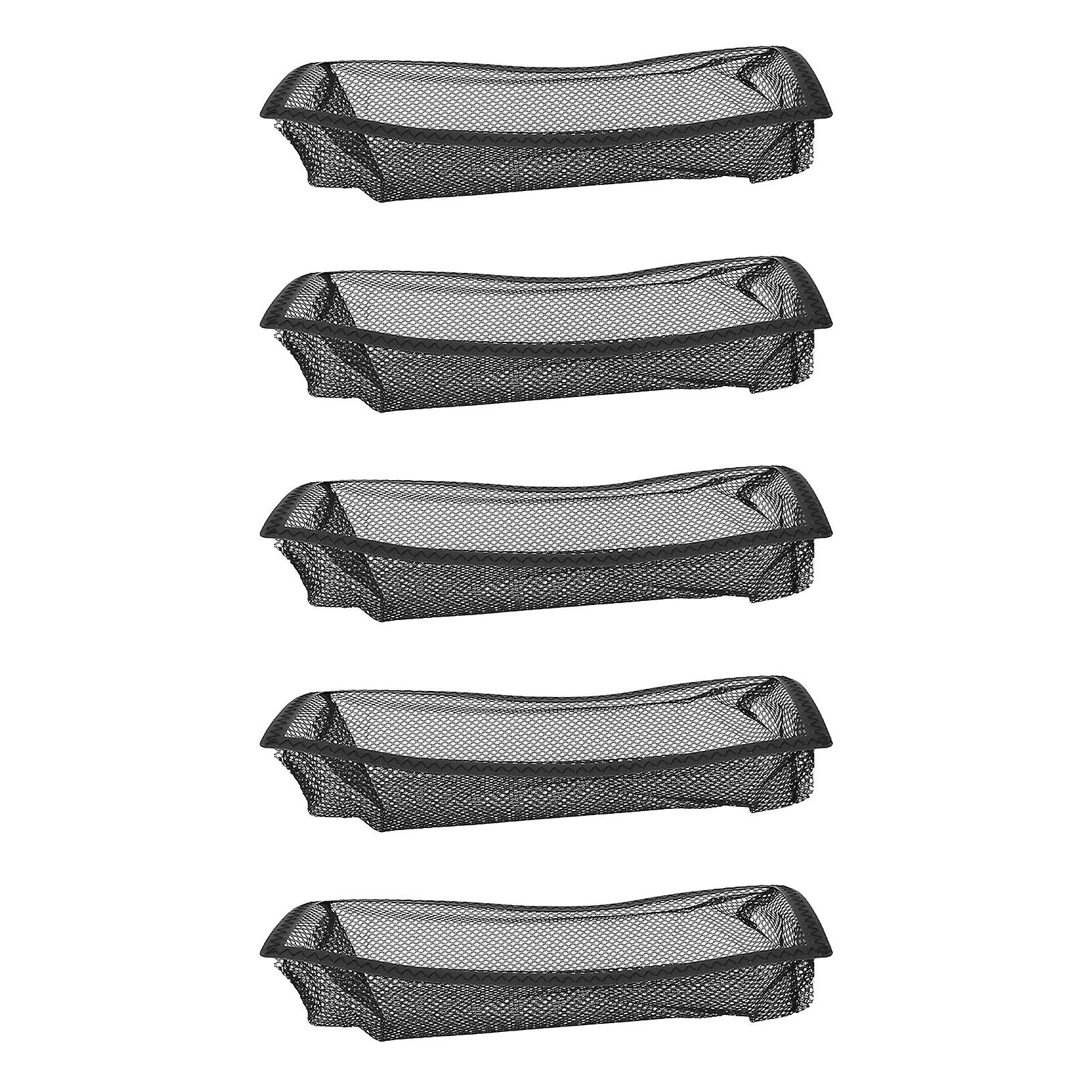 5Pcs Floor Vent Screen Net, Air Vent Filter Mesh，Floor Register Cover Trap Floor Air Vent Cover Screen Mesh Filter Net for Replacement(4 * 12 in)