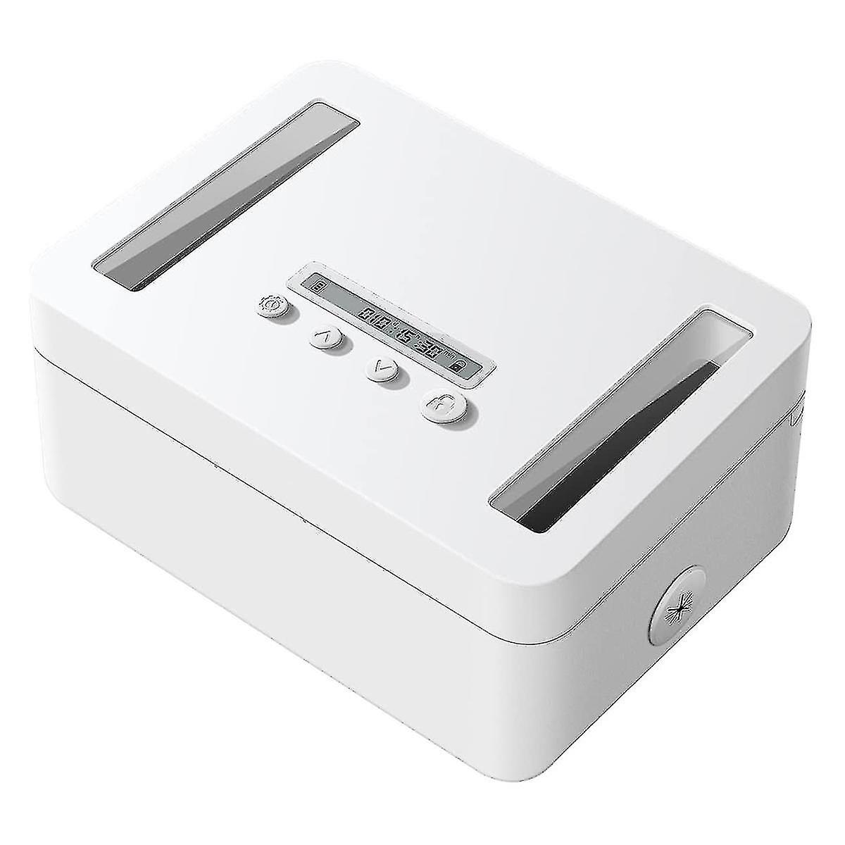 Metal timer lock box, timer lock box with child lock and LED display, BOSHI automatic timer locker