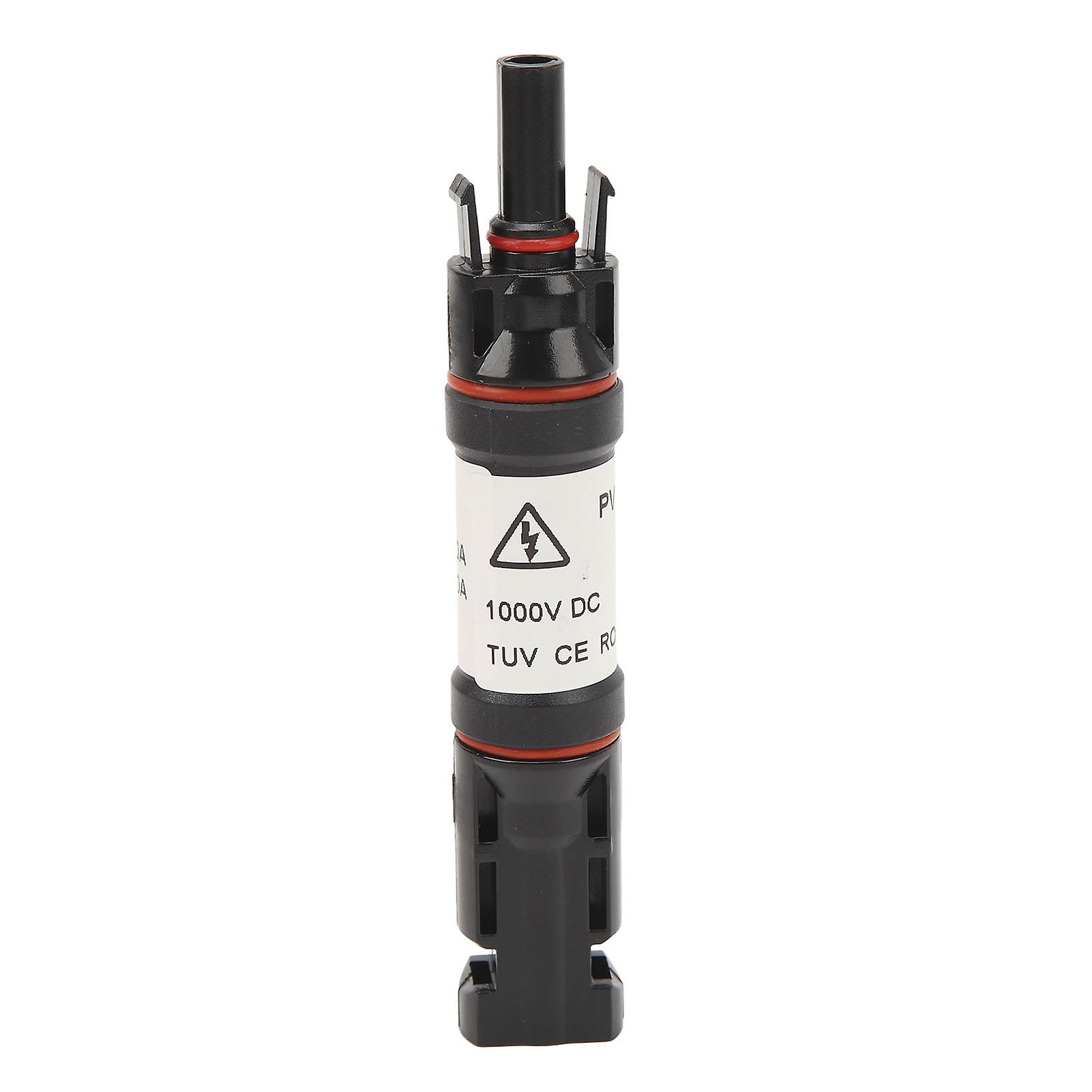 1000V 15A Male Female PV Solar Connector, Waterproof Photovoltaic Diode Connectors, Anti-Reverse Current with Fuse