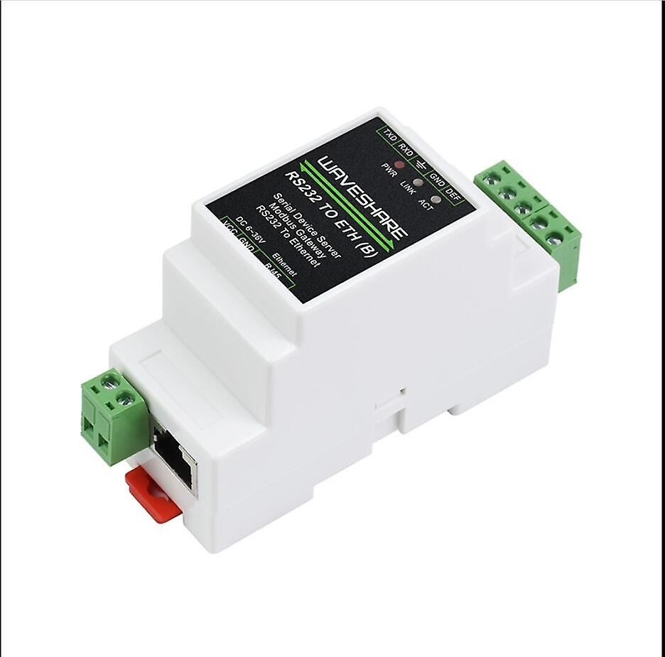 Industriële Modbus Mqtt Json Server Rs232 Rj45 Ethernet TCP/ip aan de Seriële DIN-Functie van de Spoorsteun Poe (facultatief)