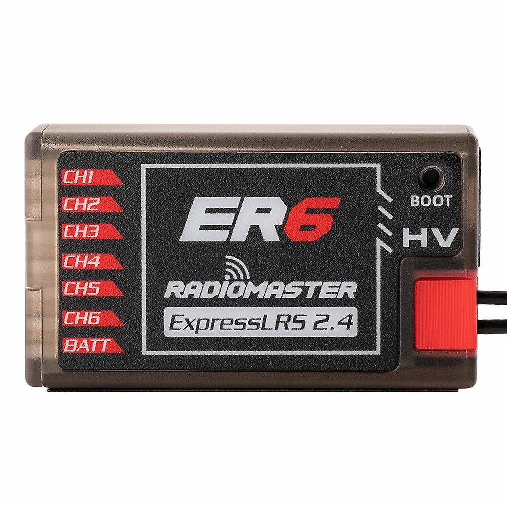 Radiomaster ER6 2.4GHz 6CH ExpressLRS ELRS RX 100mW PWM Receiver Support Voltage Telemetry for FPV R