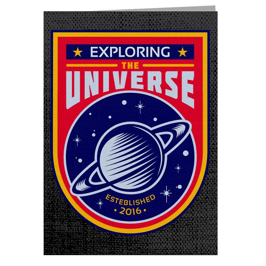 NASA Exploring The Universe Saturn Greeting Card