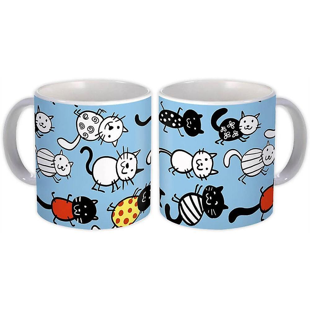 Geschenk-Becher: Lustige Katzen Kinder