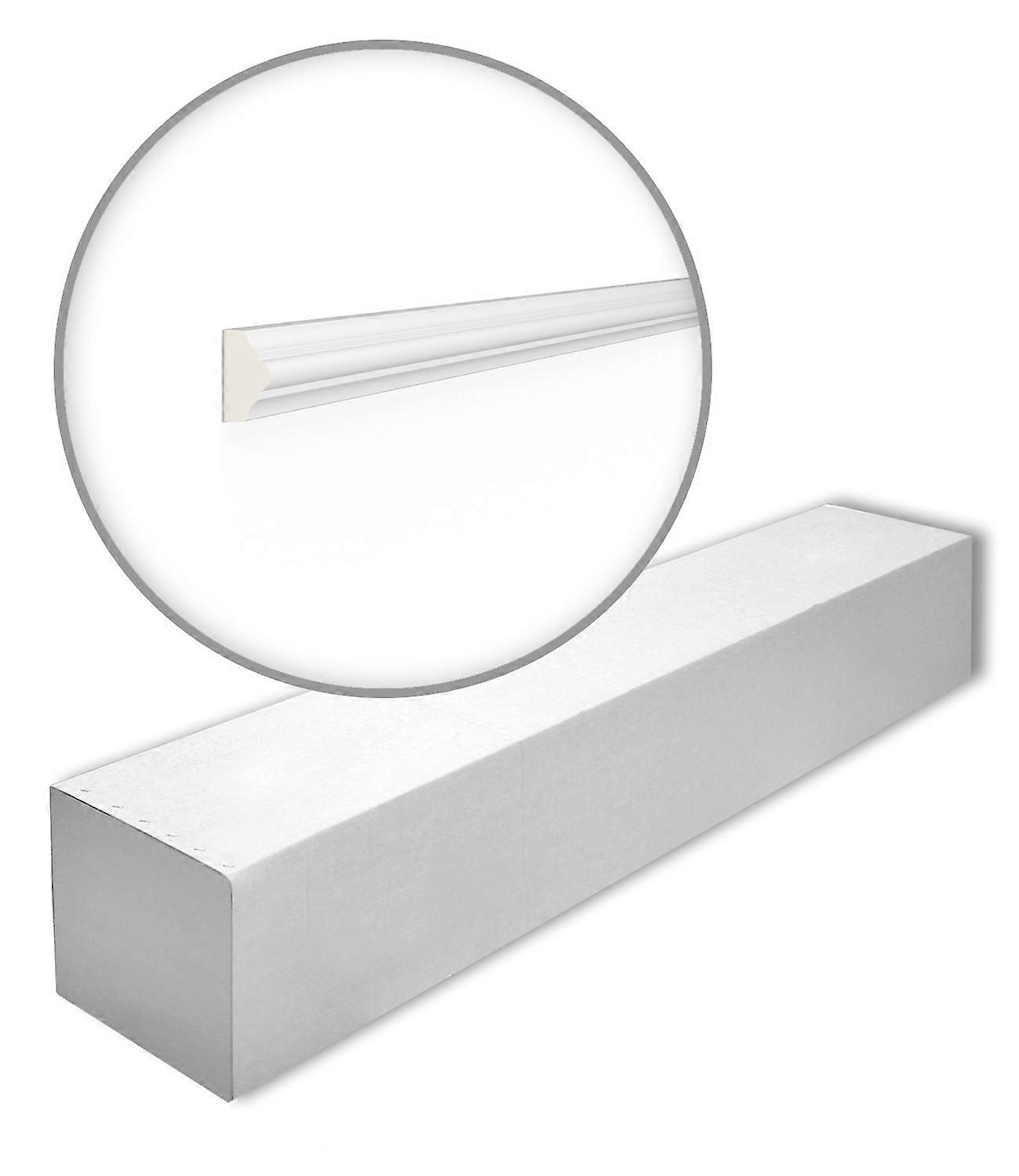 NMC 50 x Panel moulding SP3-box 100 meter ARSTYL Rigid polyurethane foam 200 cm white pre-primed