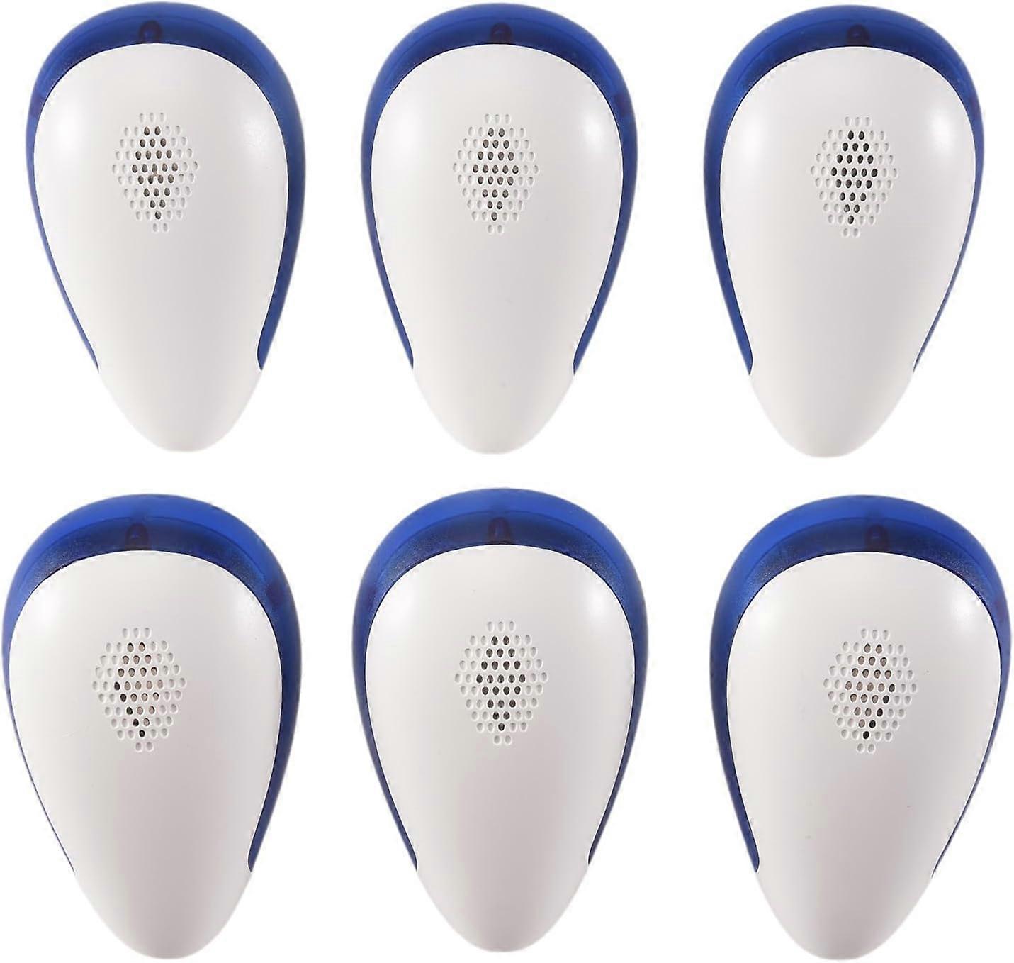Ultrasonic Repeller 6 Packs, 2023 The Newest Integrated Antiparasitic Electronic Repeller Plug in EU Plug