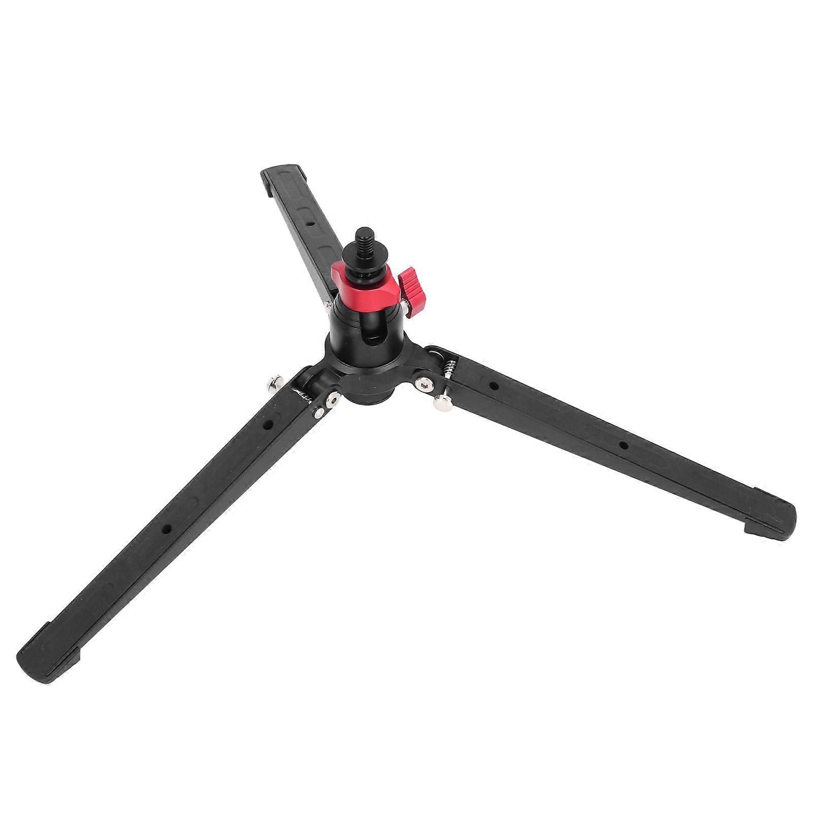 Mini Tripod Desktop Small Tripod Aluminum Tabletop Tripod Stand 3/8 Inch Screw Hole Load Up to 10kg for DSLR Camera Monopods