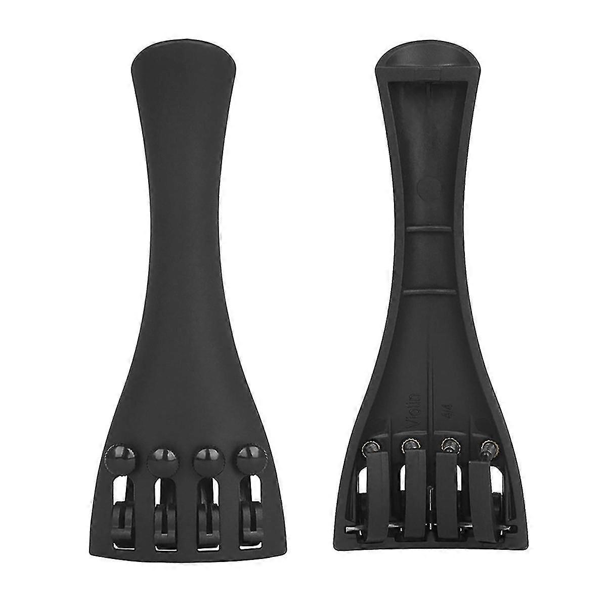 2pcs Ultra Composite Tailpiece With 4-tuners And Tailgut For 4/4 Violin