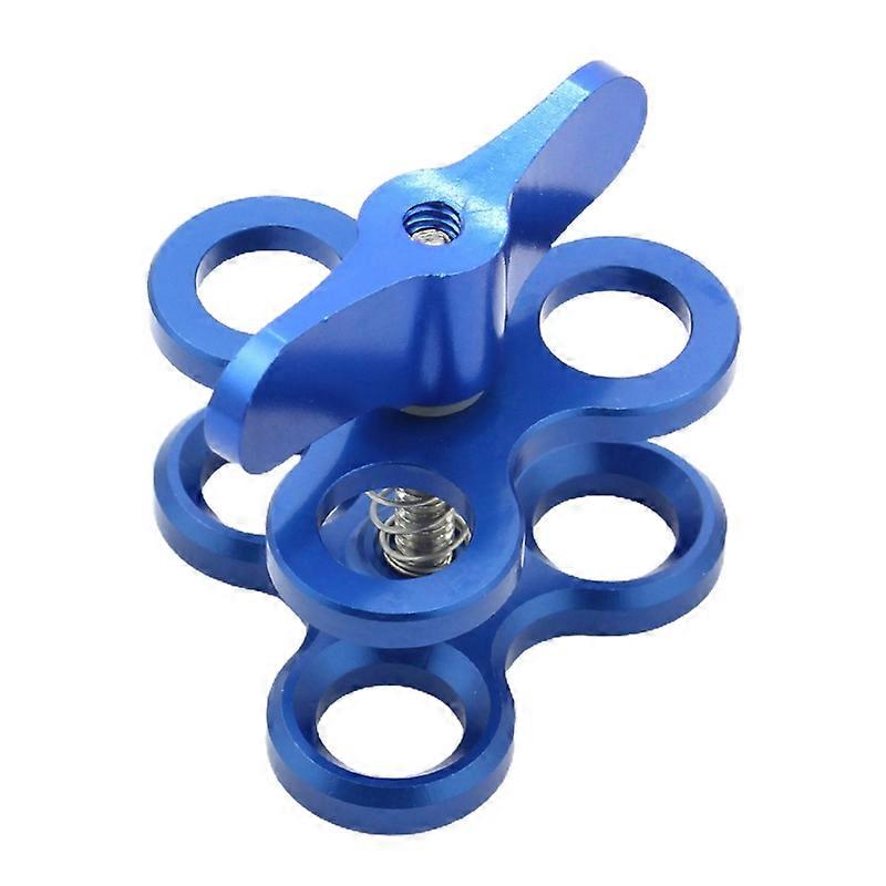 Cnc Butterfly Clamp Dive Light Arm Ball Head Mount Adapter For Sports Dslr Action Video Camera Tripod Holder