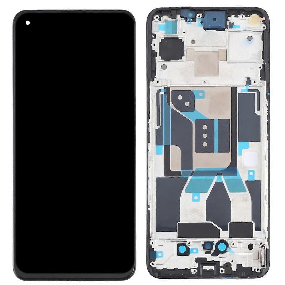 For Realme GT Neo2T OEM Grade S AMOLED Screen and Digitizer Assembly + Frame Repair Part (Without Lo