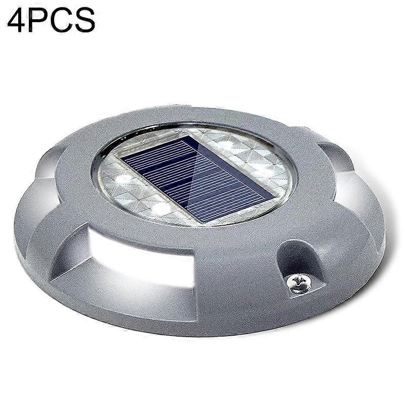 4 PCS LED Solar Powered Embedded Ground Lamp